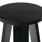 Table d'appoint en bois plaqué Chêne Naturel / Noir / Chêne Rustique / Chêne Blanc Lavé, Simple
