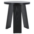 Table d'appoint en bois plaqué Chêne Naturel / Noir / Chêne Rustique / Chêne Blanc Lavé, Simple