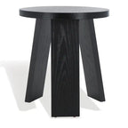 Table d'appoint en bois plaqué Chêne Naturel / Noir / Chêne Rustique / Chêne Blanc Lavé, Simple