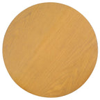 Table d'appoint en bois plaqué Chêne Naturel / Noir / Chêne Rustique / Chêne Blanc Lavé, Simple