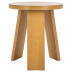 Table d'appoint en bois plaqué Chêne Naturel / Noir / Chêne Rustique / Chêne Blanc Lavé, Simple