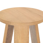 Table d'appoint en bois plaqué Chêne Naturel / Noir / Chêne Rustique / Chêne Blanc Lavé, Simple