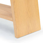 Table d'appoint en bois plaqué Chêne Naturel / Noir / Chêne Rustique / Chêne Blanc Lavé, Simple