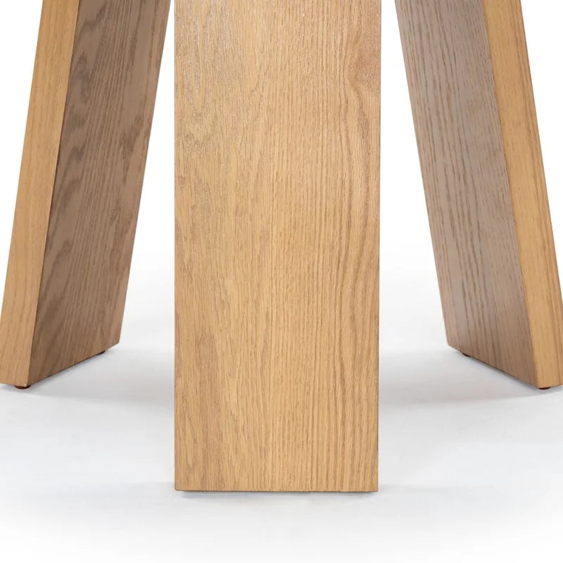 Table d'appoint en bois plaqué Chêne Naturel / Noir / Chêne Rustique / Chêne Blanc Lavé, Simple