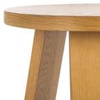 Table d'appoint en bois plaqué Chêne Naturel / Noir / Chêne Rustique / Chêne Blanc Lavé, Simple