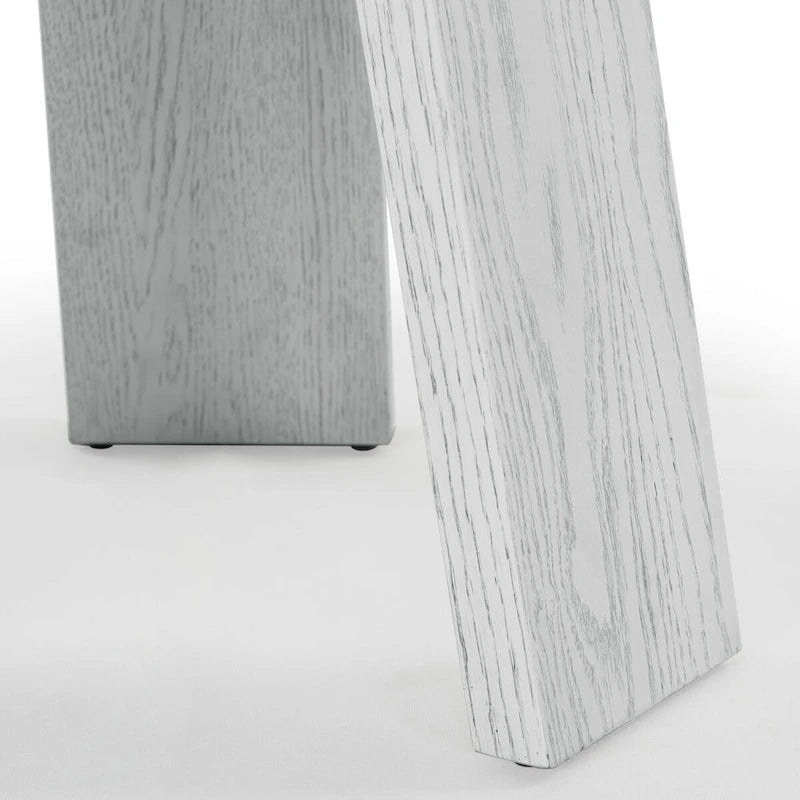 Table d'appoint en bois plaqué Chêne Naturel / Noir / Chêne Rustique / Chêne Blanc Lavé, Simple