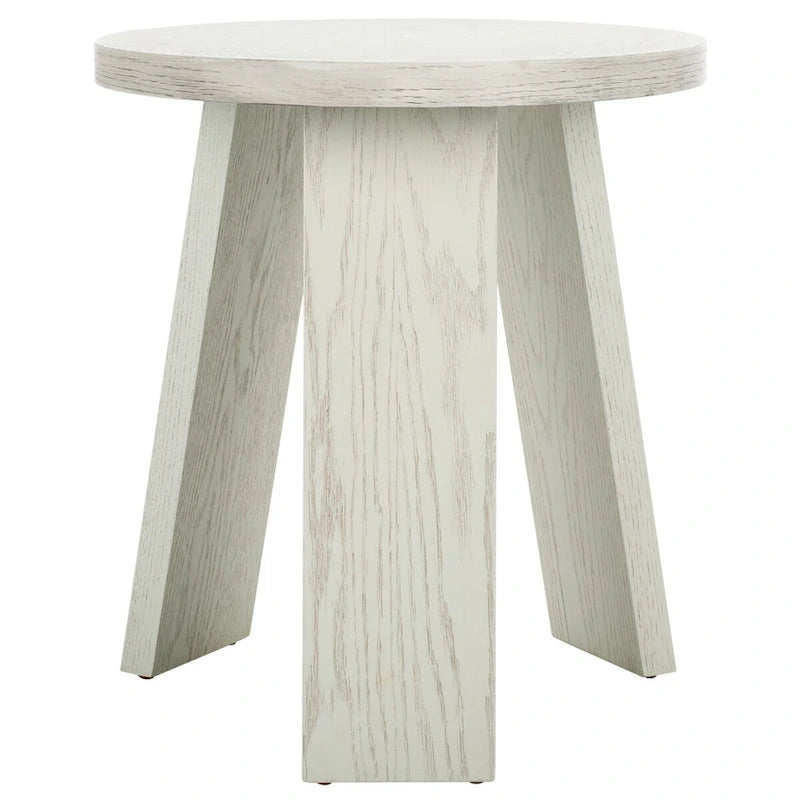 Table d'appoint en bois plaqué Chêne Naturel / Noir / Chêne Rustique / Chêne Blanc Lavé, Simple