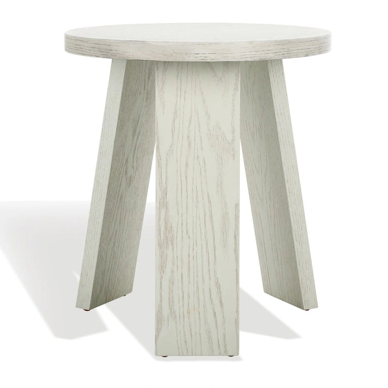 Table d'appoint en bois plaqué Chêne Naturel / Noir / Chêne Rustique / Chêne Blanc Lavé, Simple