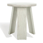Table d'appoint en bois plaqué Chêne Naturel / Noir / Chêne Rustique / Chêne Blanc Lavé, Simple