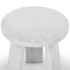 Table d'appoint en bois plaqué Chêne Naturel / Noir / Chêne Rustique / Chêne Blanc Lavé, Simple