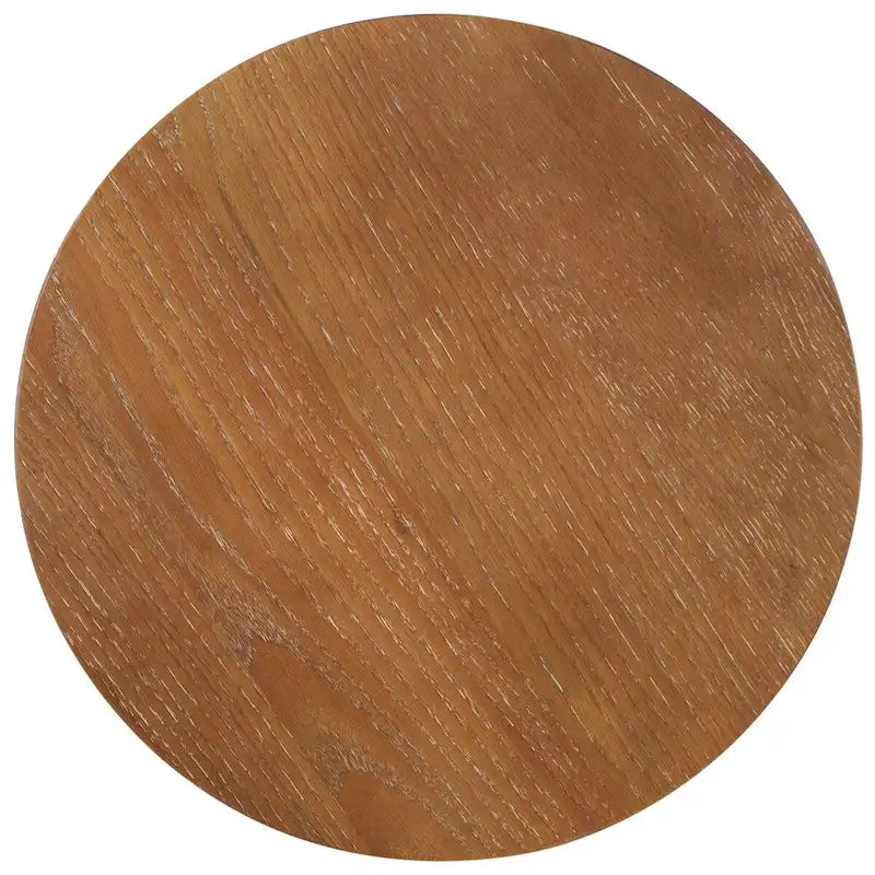 Table d'appoint en bois plaqué Chêne Naturel / Noir / Chêne Rustique / Chêne Blanc Lavé, Simple