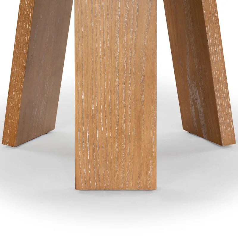Table d'appoint en bois plaqué Chêne Naturel / Noir / Chêne Rustique / Chêne Blanc Lavé, Simple