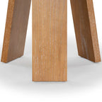 Table d'appoint en bois plaqué Chêne Naturel / Noir / Chêne Rustique / Chêne Blanc Lavé, Simple