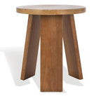 Table d'appoint en bois plaqué Chêne Naturel / Noir / Chêne Rustique / Chêne Blanc Lavé, Simple