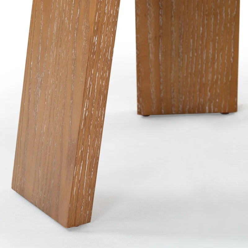 Table d'appoint en bois plaqué Chêne Naturel / Noir / Chêne Rustique / Chêne Blanc Lavé, Simple