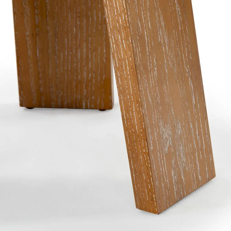 Table d'appoint en bois plaqué Chêne Naturel / Noir / Chêne Rustique / Chêne Blanc Lavé, Simple