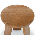 Table d'appoint en bois plaqué Chêne Naturel / Noir / Chêne Rustique / Chêne Blanc Lavé, Simple